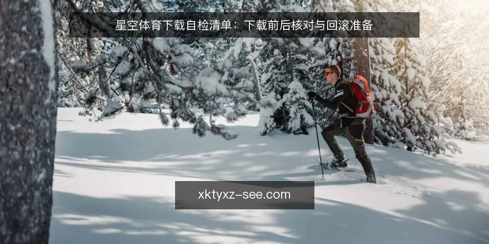 星空体育下载自检清单：下载前后核对与回滚准备 — 下载前的来源与需求核对 配图